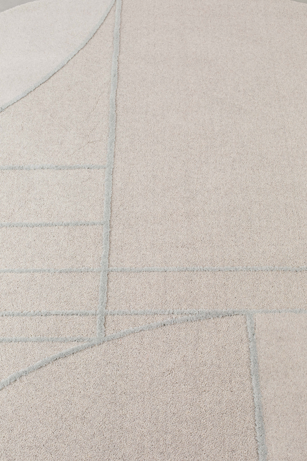 Round Modern Carpet 7' | Zuiver Bliss | OROA.com