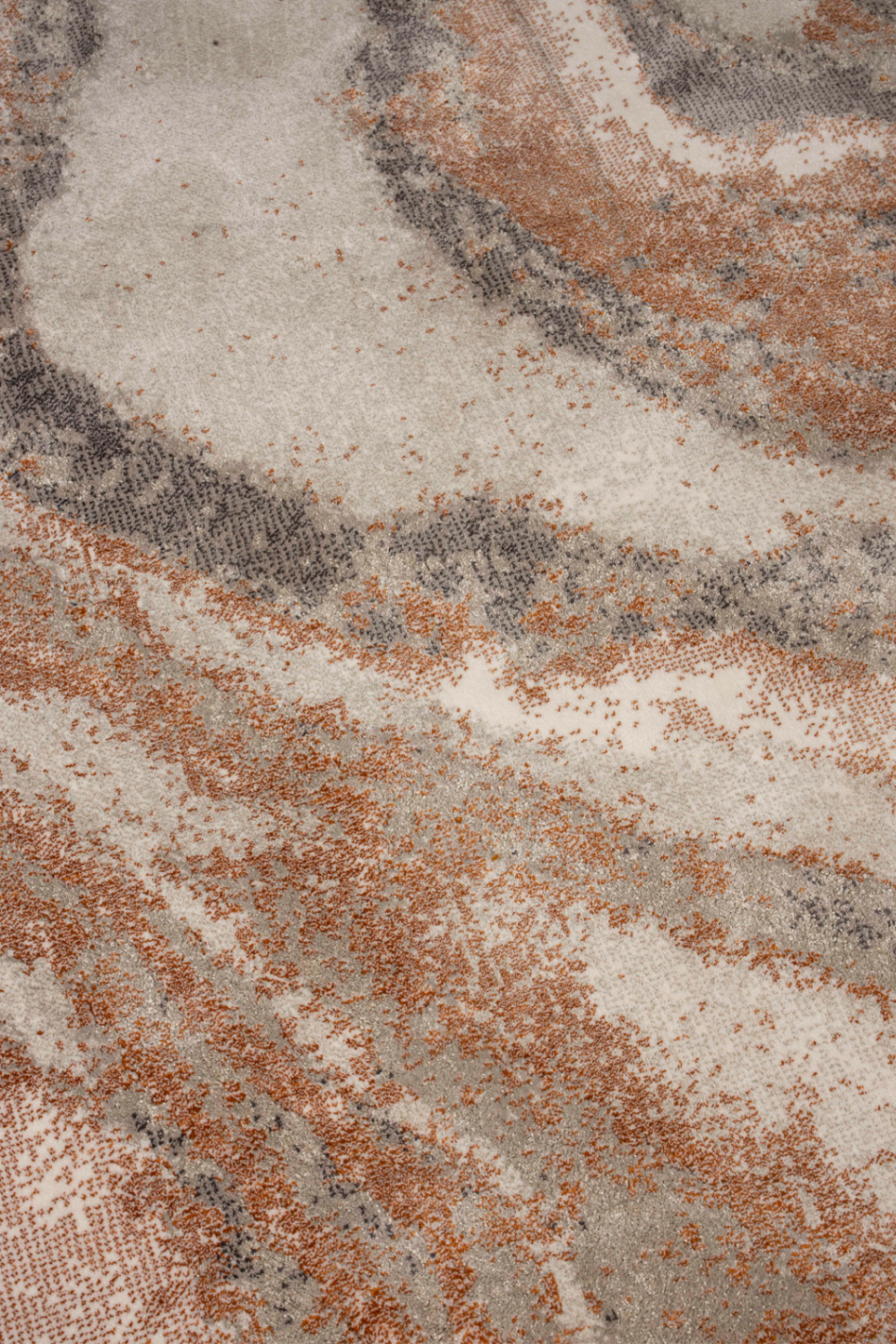 Round Gray Contemporary Carpet | Zuiver Solar | Oroatrade.com