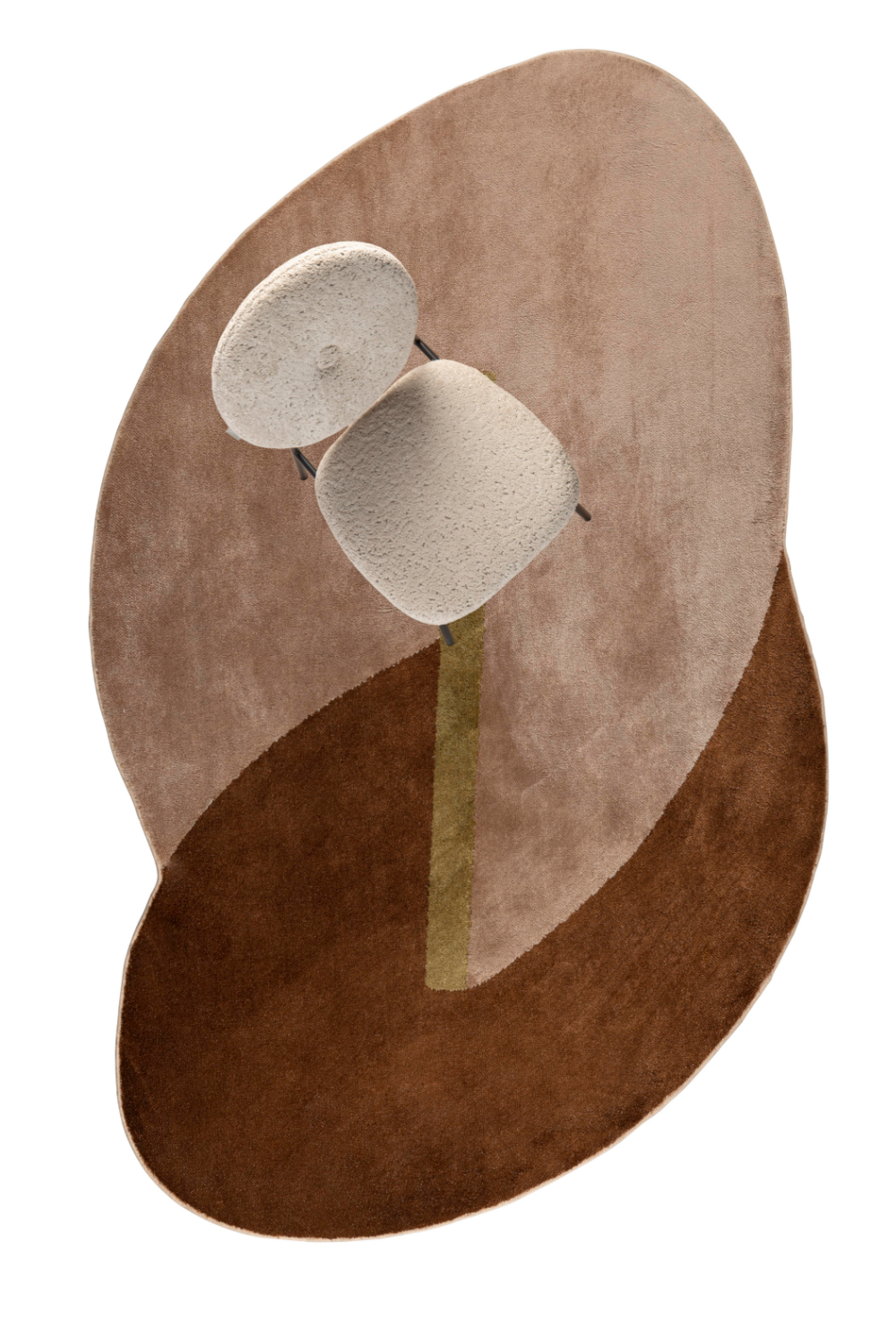 Organic Shaped Woven Rug 5' x 8' | Zuiver Phila | OROA.com