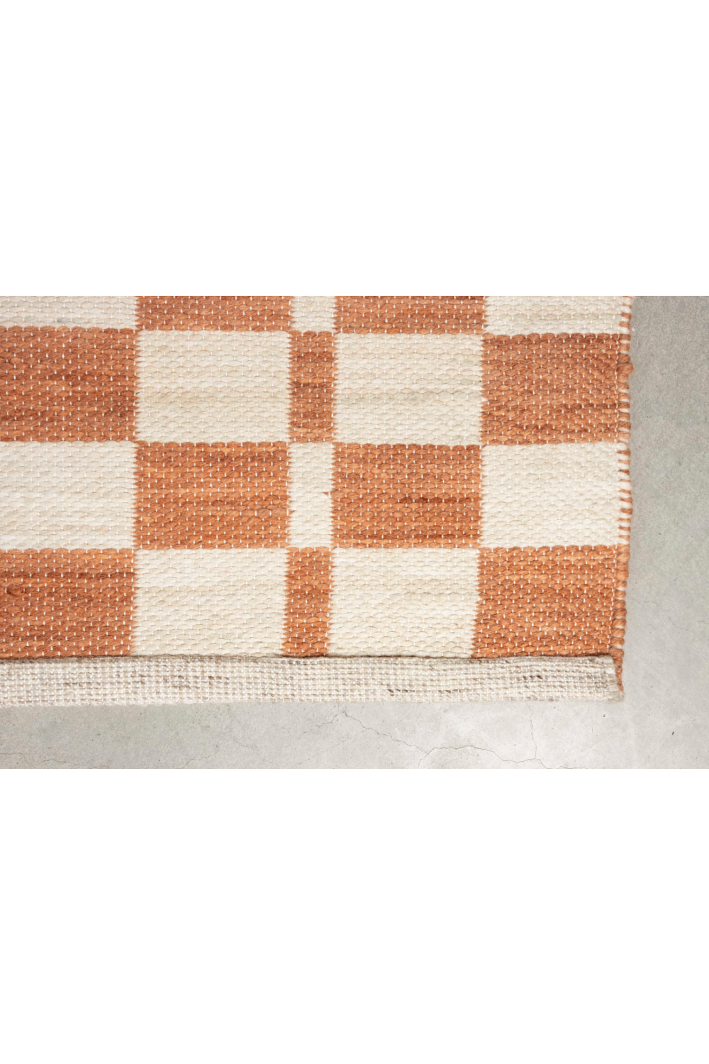 Handwoven Patterned Rug 5' x 7'5" | Zuiver Checker | OROA.com