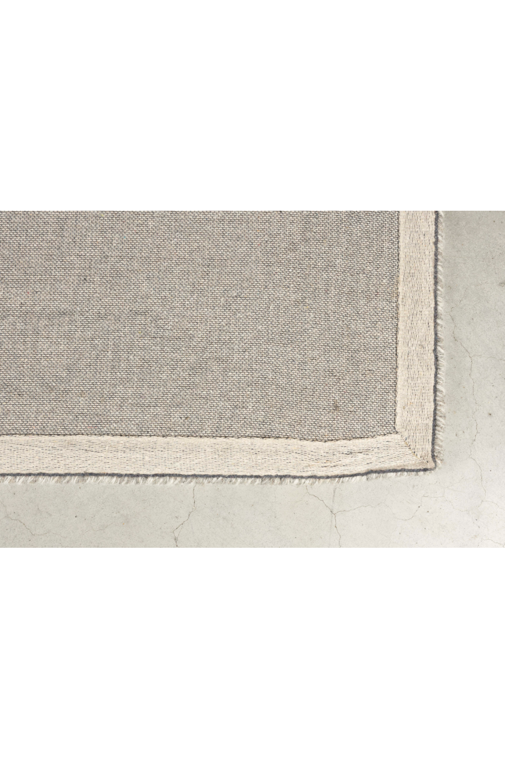 Gray Wool Patterned Rug 5' x 7'5" | Zuiver Frantic | OROA.com