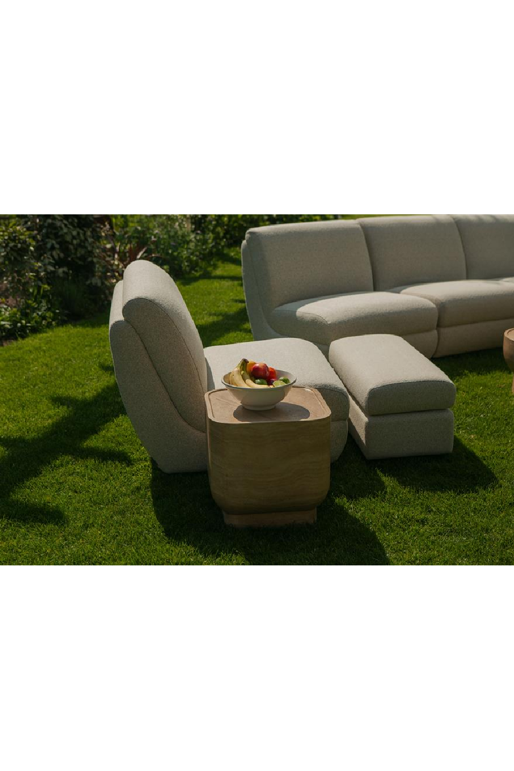 Off-White Outdoor Lounge Chair | Zuiver Mississippi | OROA.com