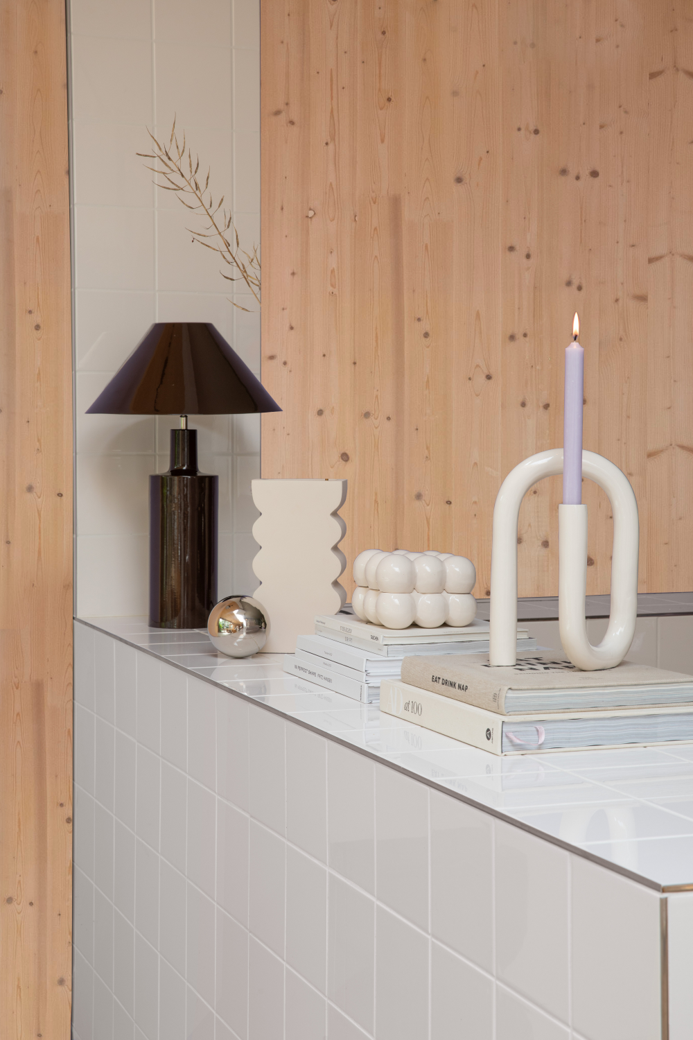 Aluminum Modern Candle Holder L | Zuiver Tubo | OROA.com