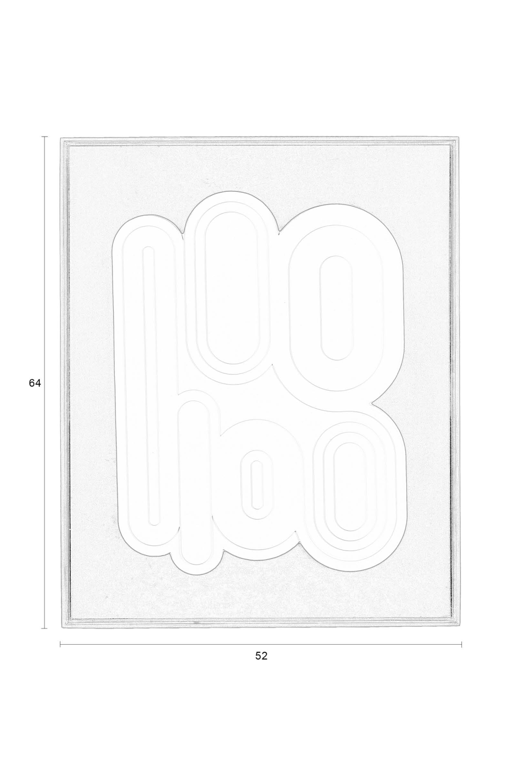 Gypsum Modern Wall Art | Zuiver August | OROA.com