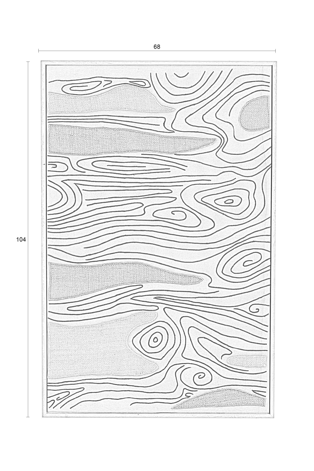 Neutral-Toned Abstract Wall Art | Zuiver Shallow | OROA.com