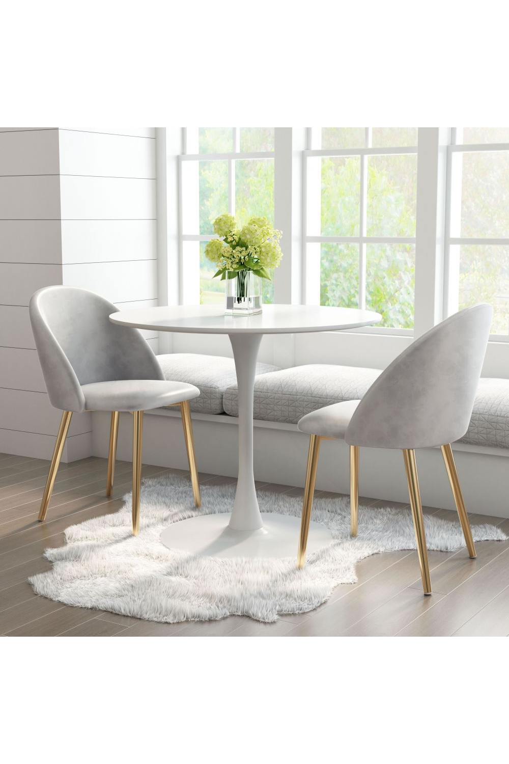 Round Pedestal Dining Table | OROA Modern Opus