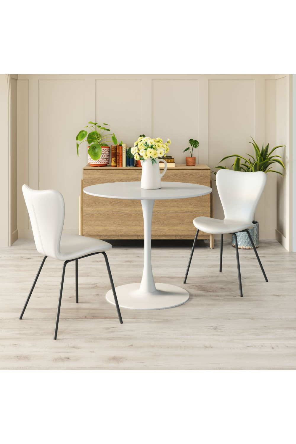 Round Pedestal Dining Table | Oroa.com