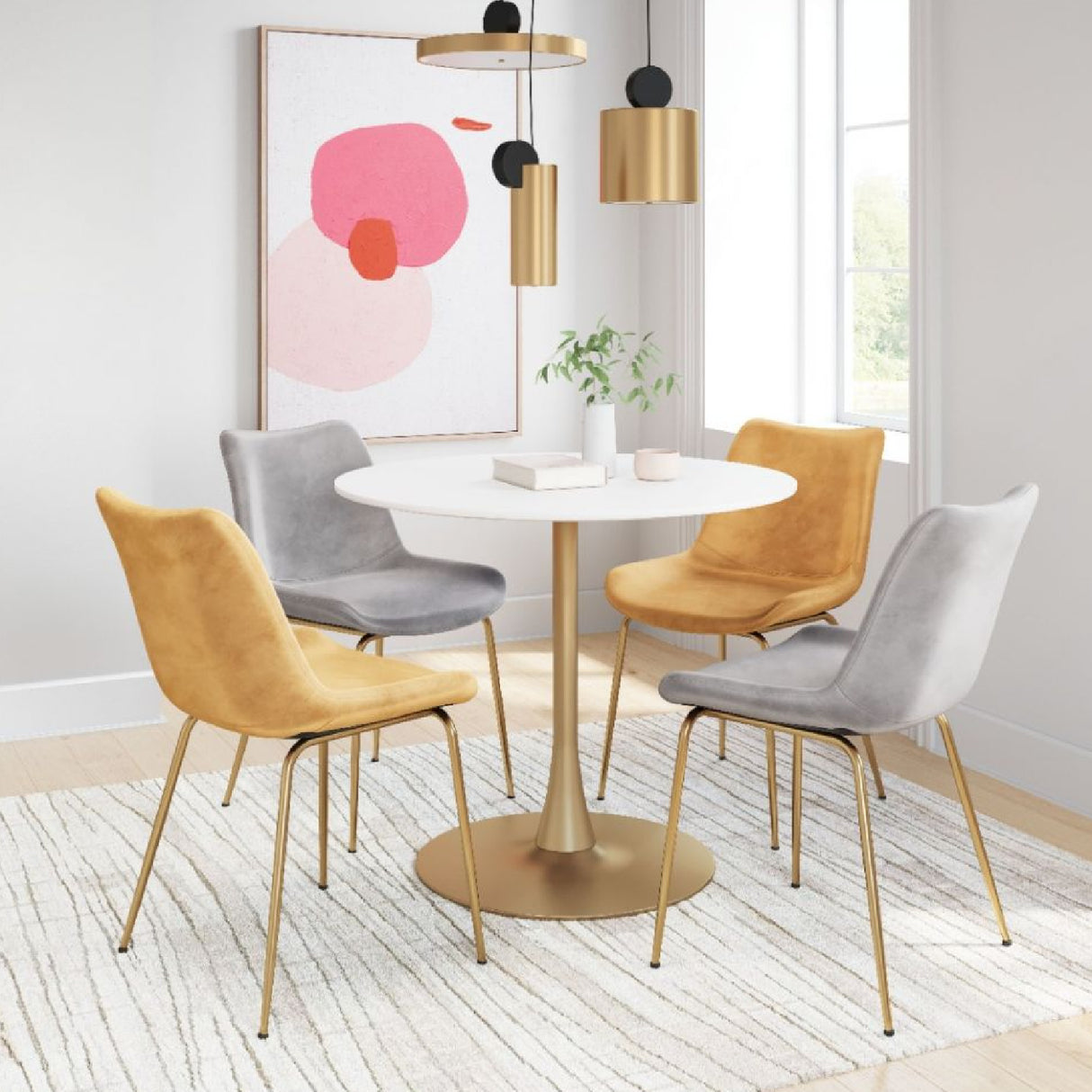 Round Pedestal Dining Table | Oroa.com