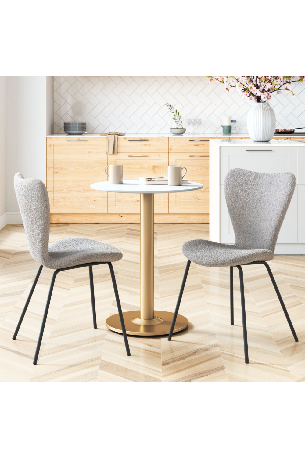 White Bistro Table | OROA Modern Alto | Oroa.com