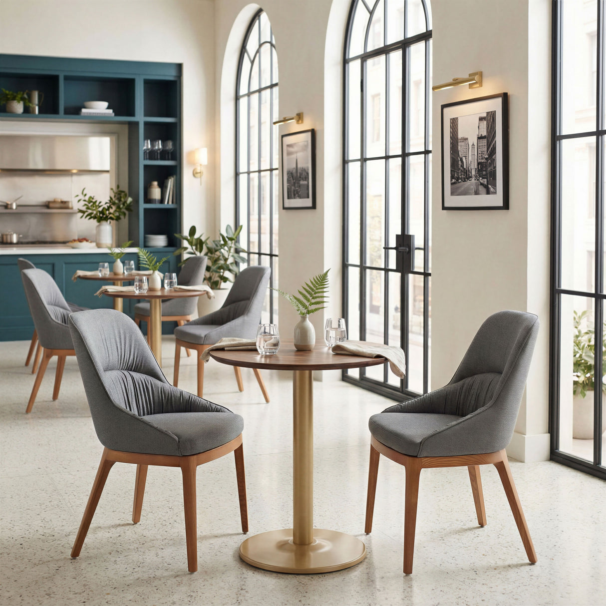 Brown Wooden Bistro Table | Oroa.com