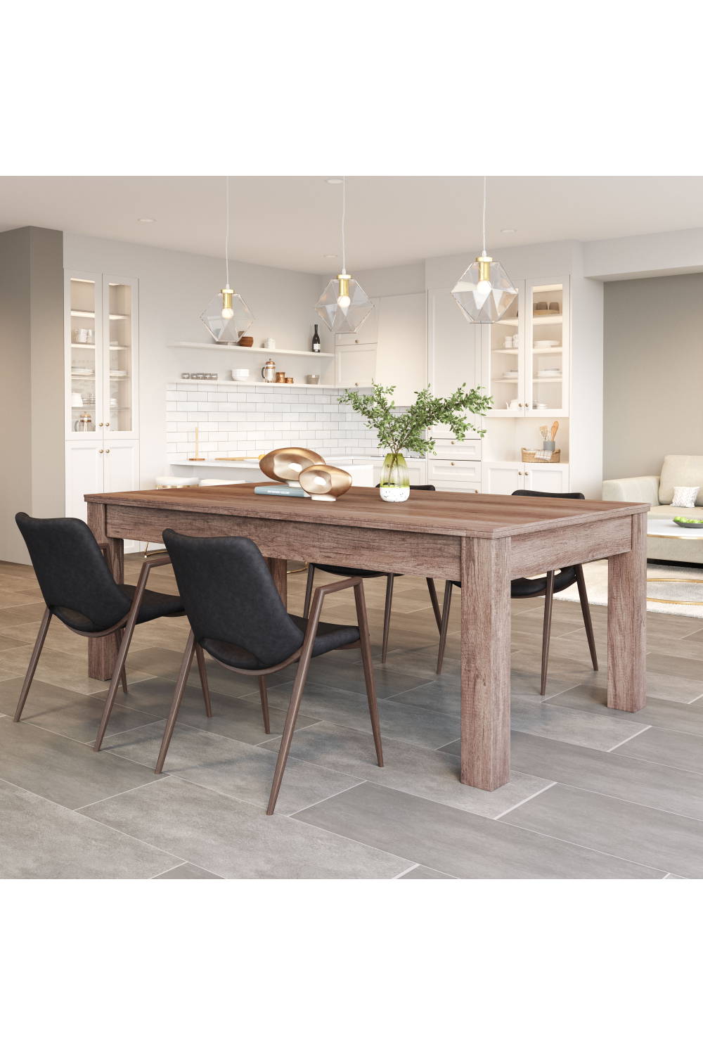 Leather Dining Chairs (2) | OROA Modern Desi | Oroa.com