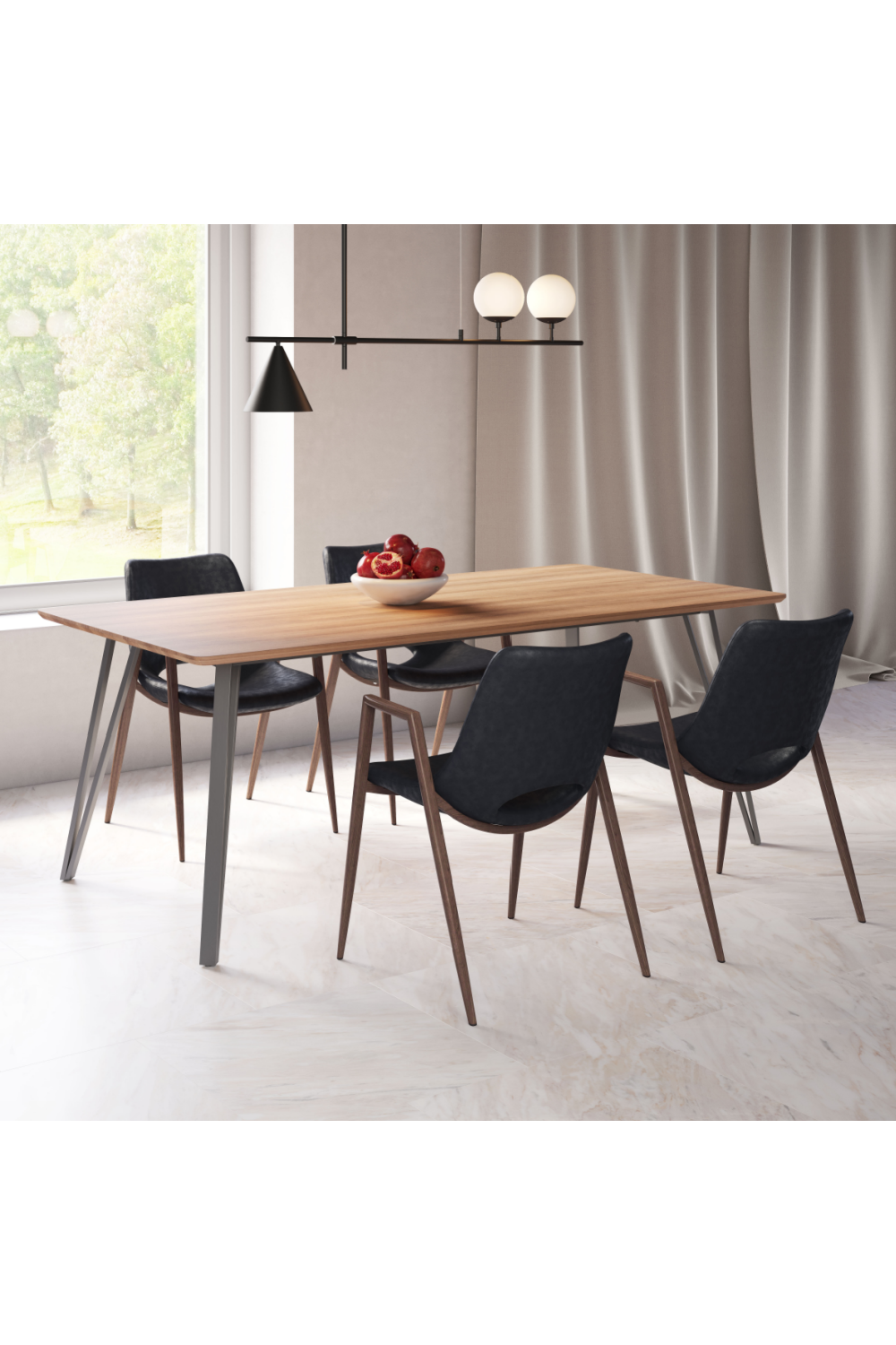 Leather Dining Chairs (2) | Oroa.com