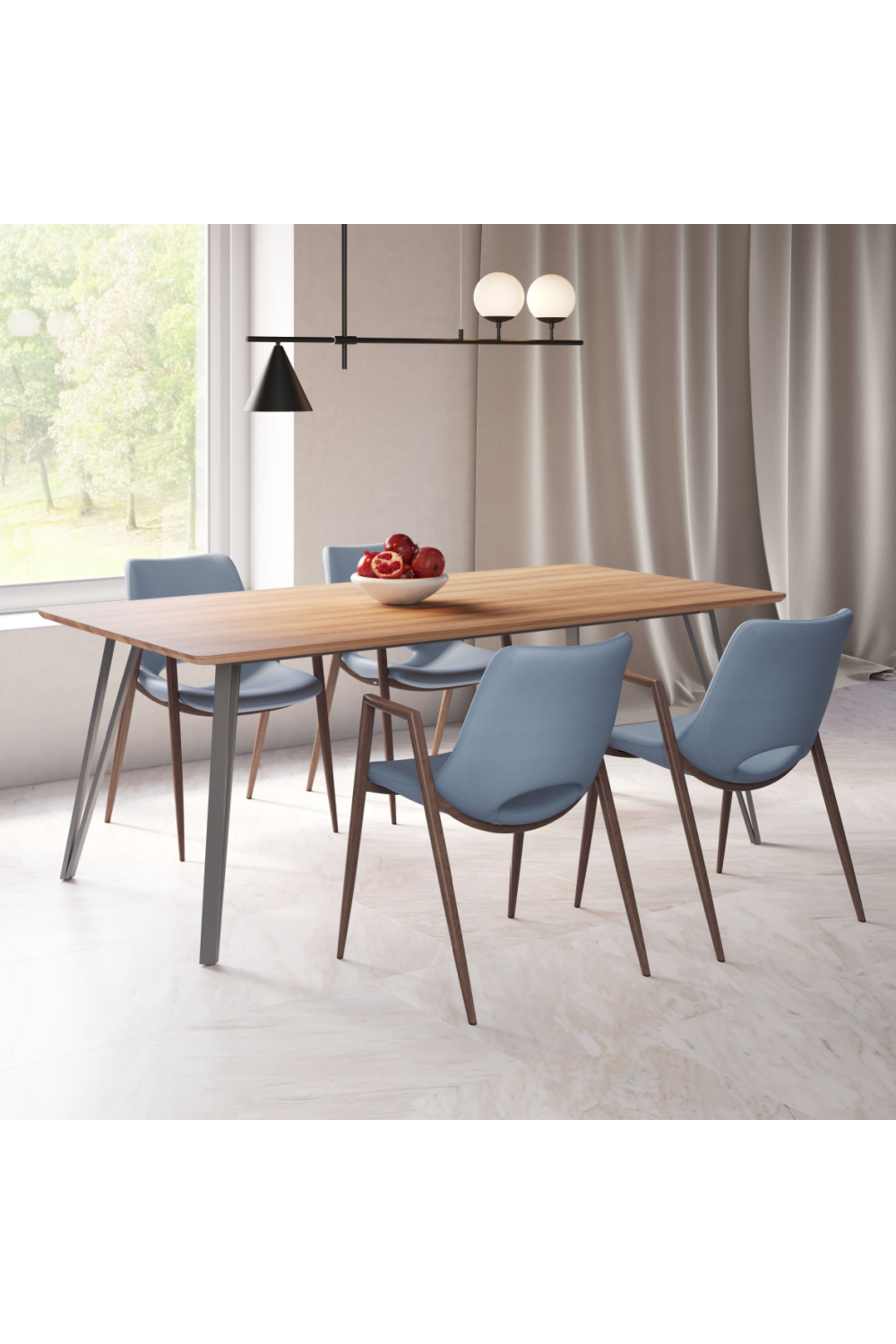 Leather Dining Chairs (2) | Oroa.com