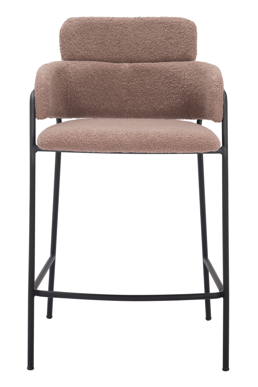Shearling Style Counter Stools (2) | OROA Modern Marcel | Oroa.com