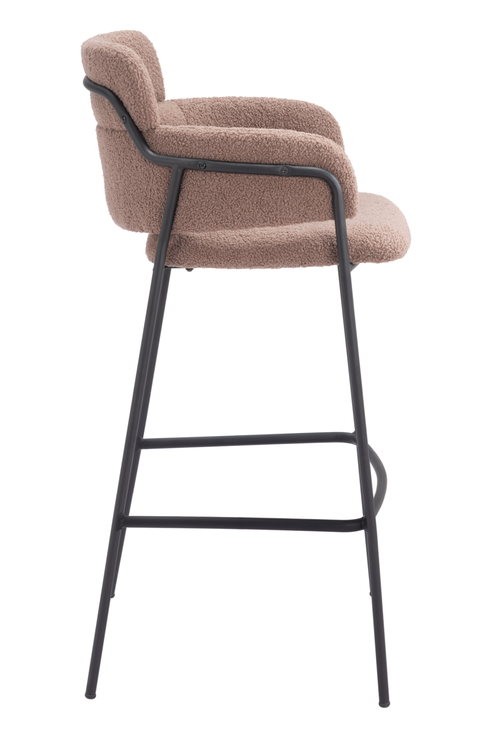 Shearling Style Bar Stools (2) | Oroa.com