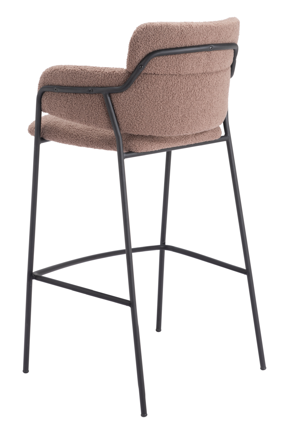 Shearling Style Bar Stools (2) | Oroa.com