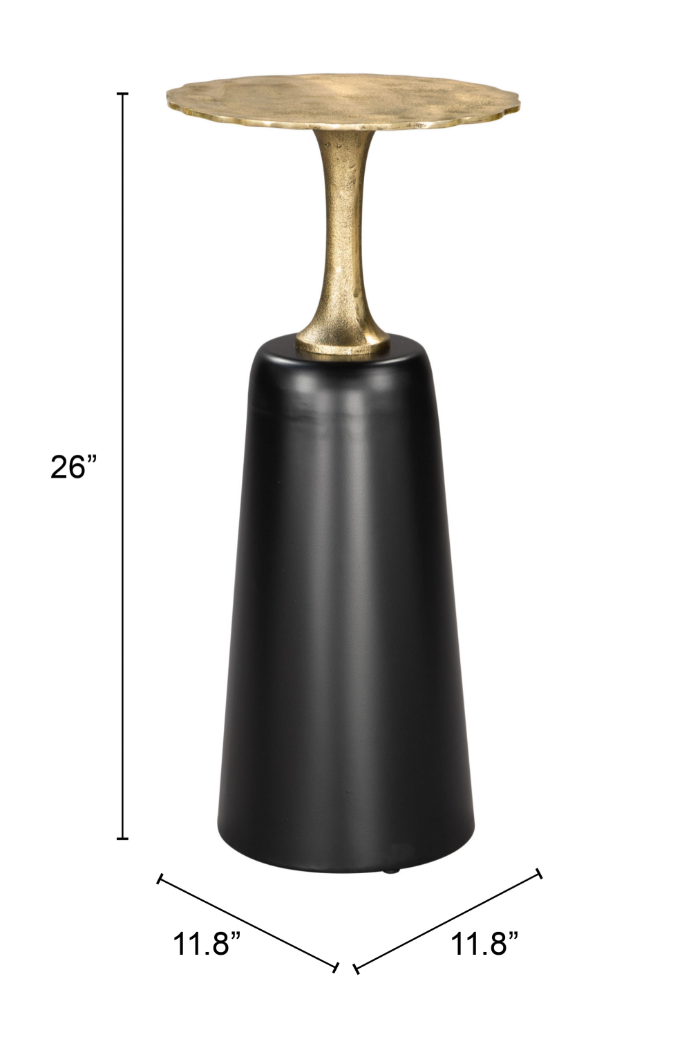 Gold Top Drink Table | OROA Modern Chenai | Oroa.com