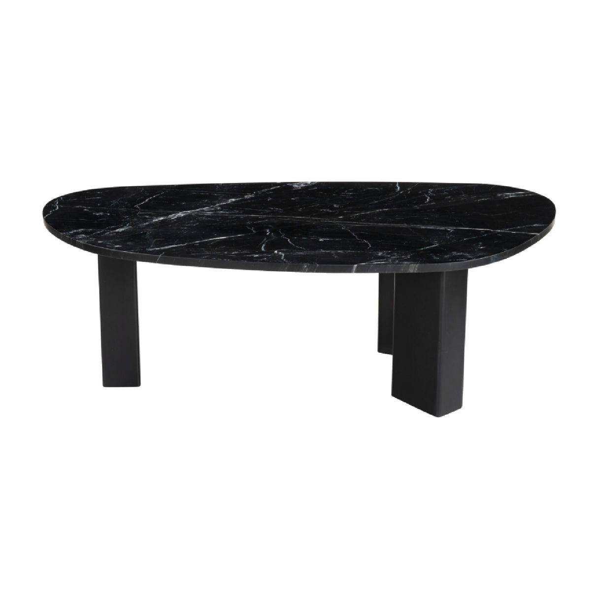 Organic-Shaped Marble Coffee Table | Oroa.com