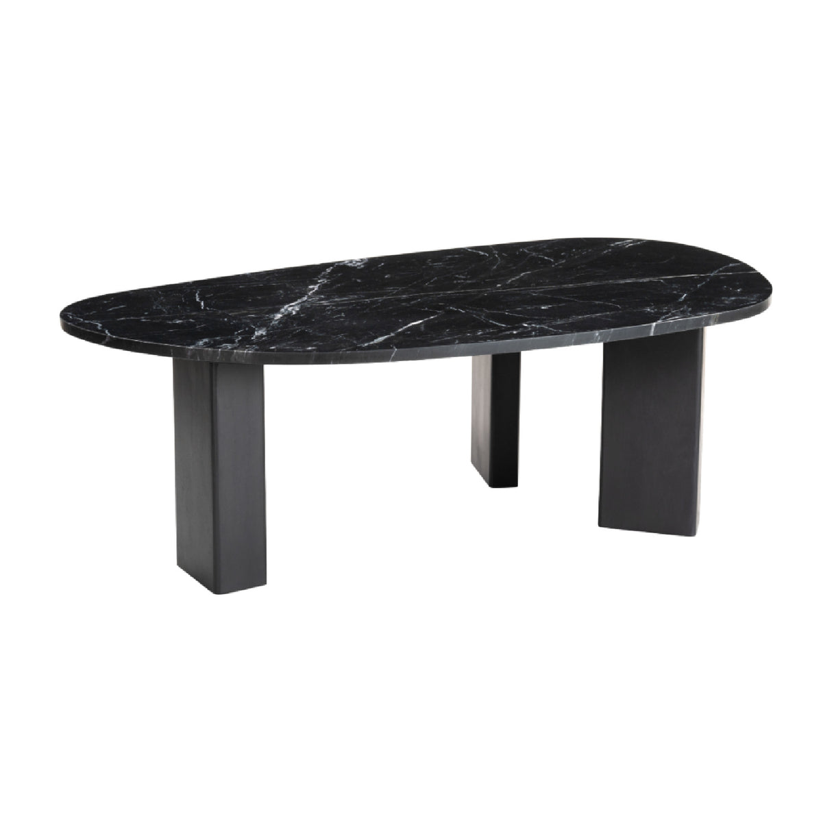 Organic-Shaped Marble Coffee Table | Oroa.com