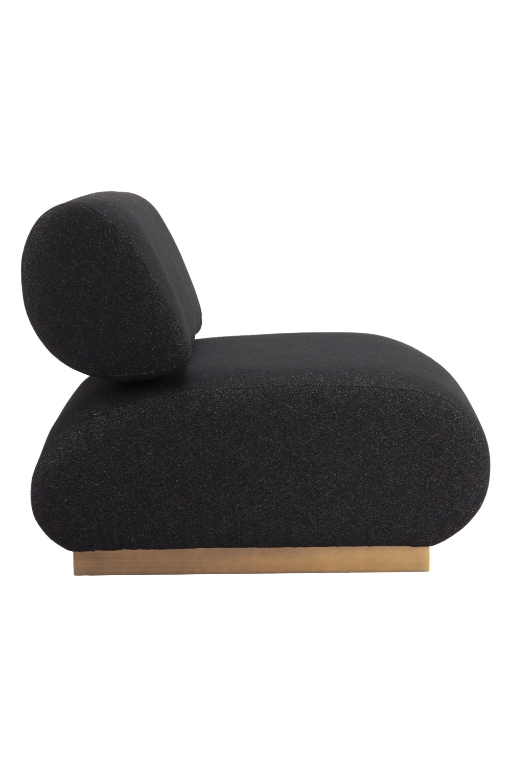 Black Textured Fabric Accent Chair | OROA Modern Barsa | Oroa.com