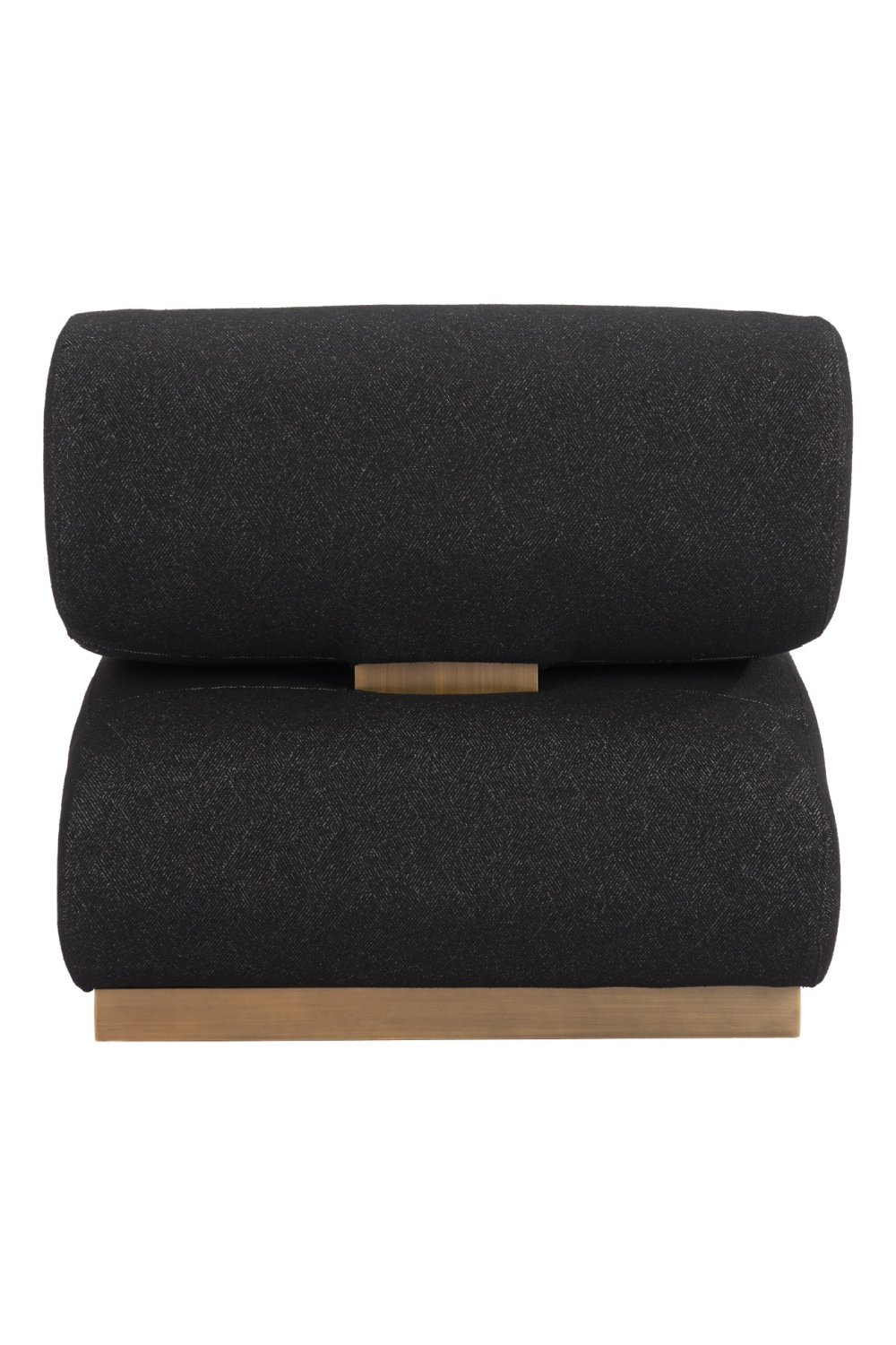 Black Textured Fabric Accent Chair | OROA Modern Barsa | Oroa.com
