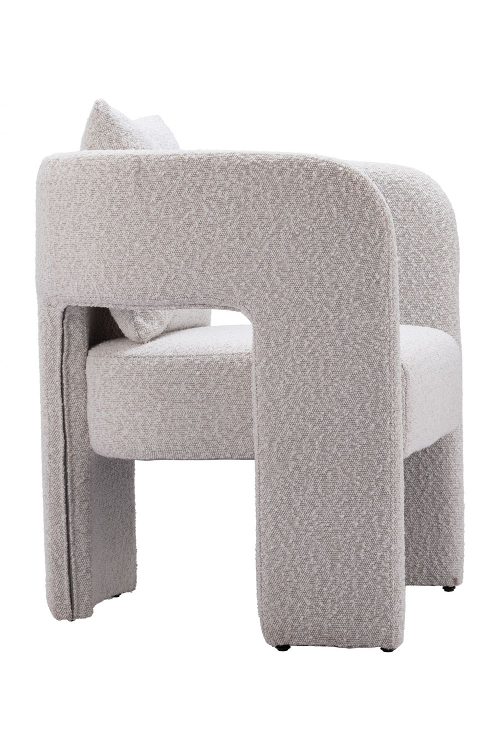 Gray Curved Dining Chair | Oroa.com