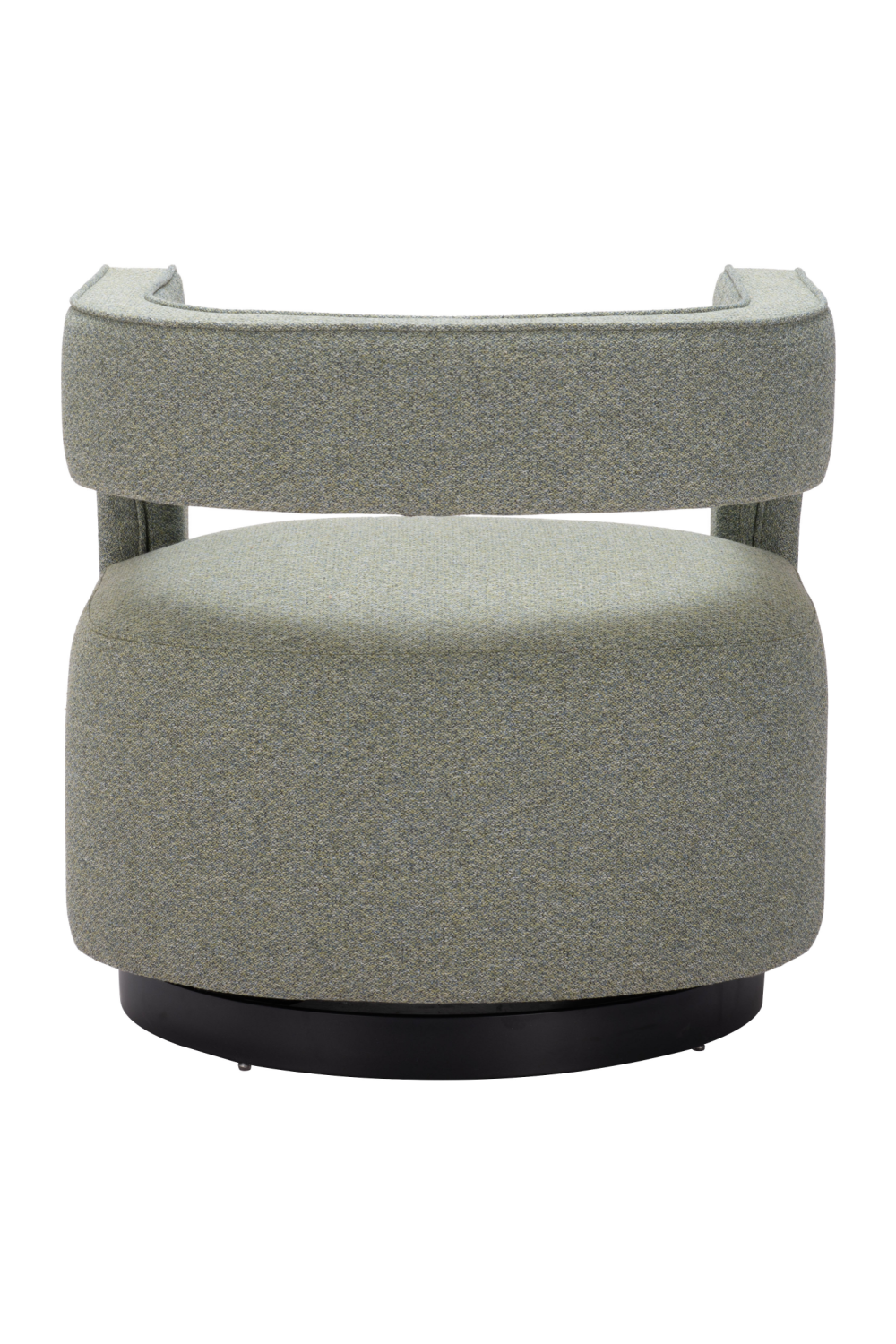 Sage Green Curved Swivel Chair | Oroa.com