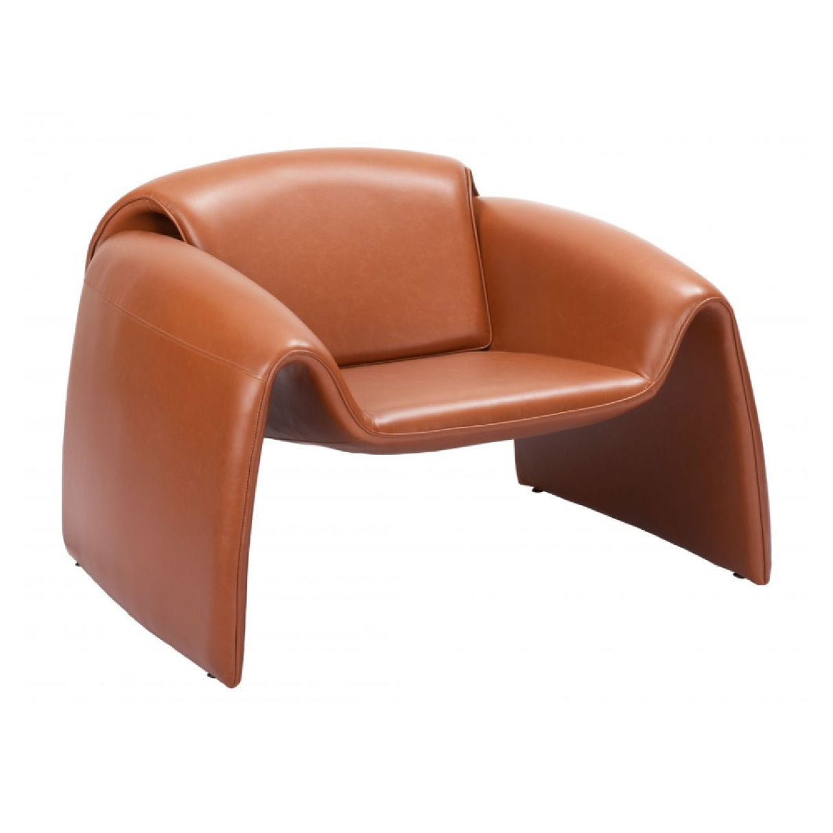 Leather Contemporary Accent Chair | OROA Modern Horten | Oroa.com