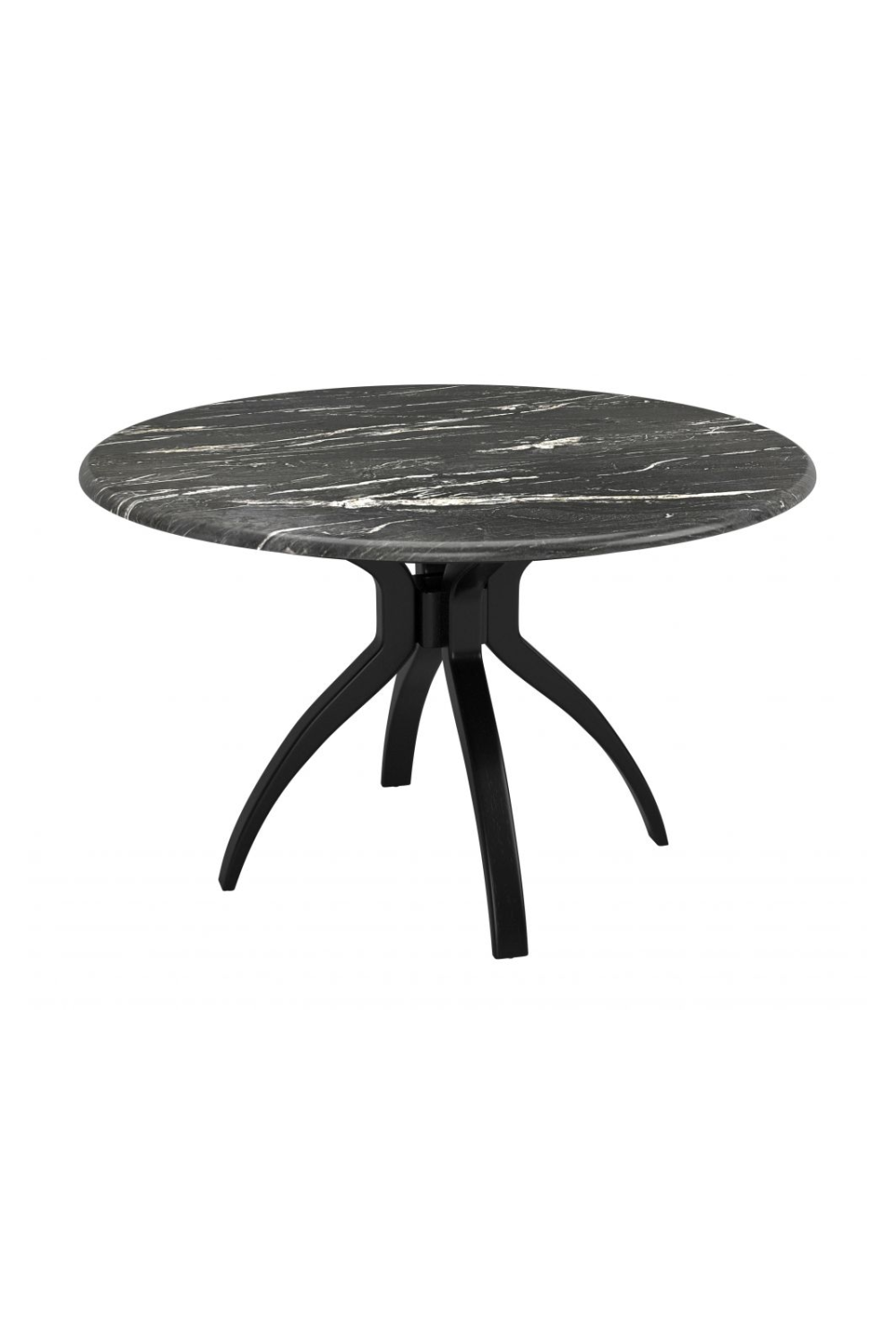 Black Marble Round Dining Table | OROA Modern Sumay | Oroa.com