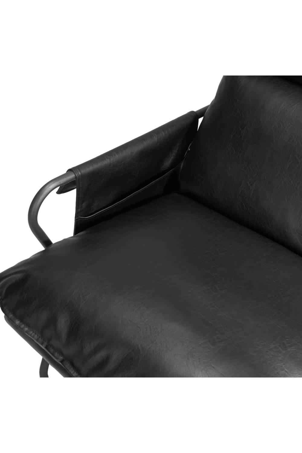 Black Leather Lounge Chair | OROA Modern Halaus | Oroa.com