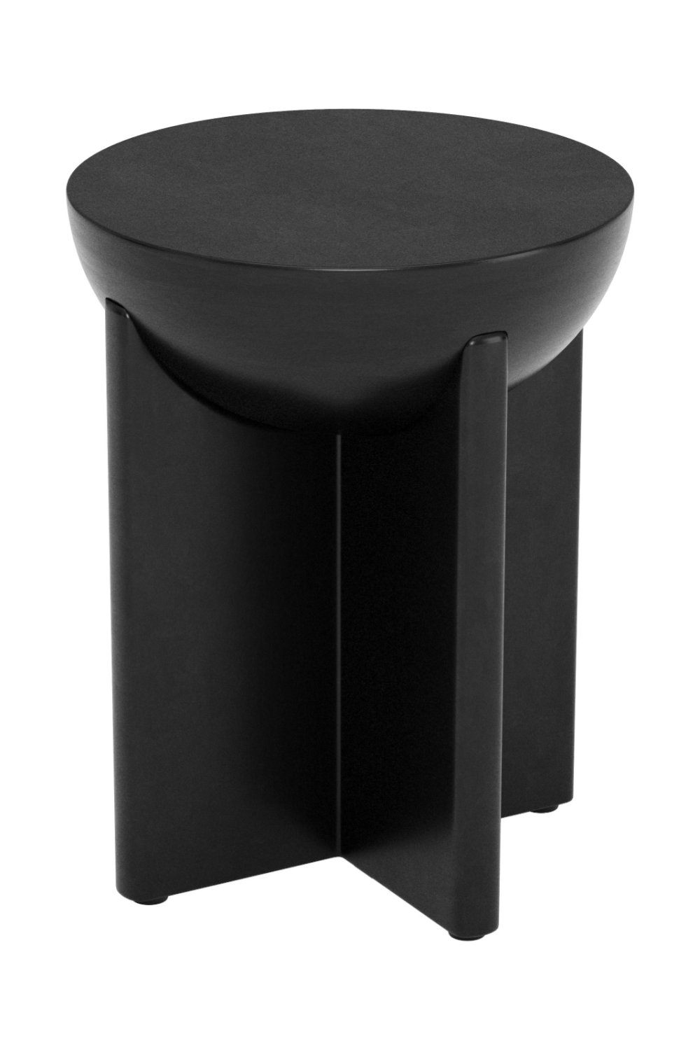 Black Solid Mango Side Table | OROA Modern Tume | Oroa.com