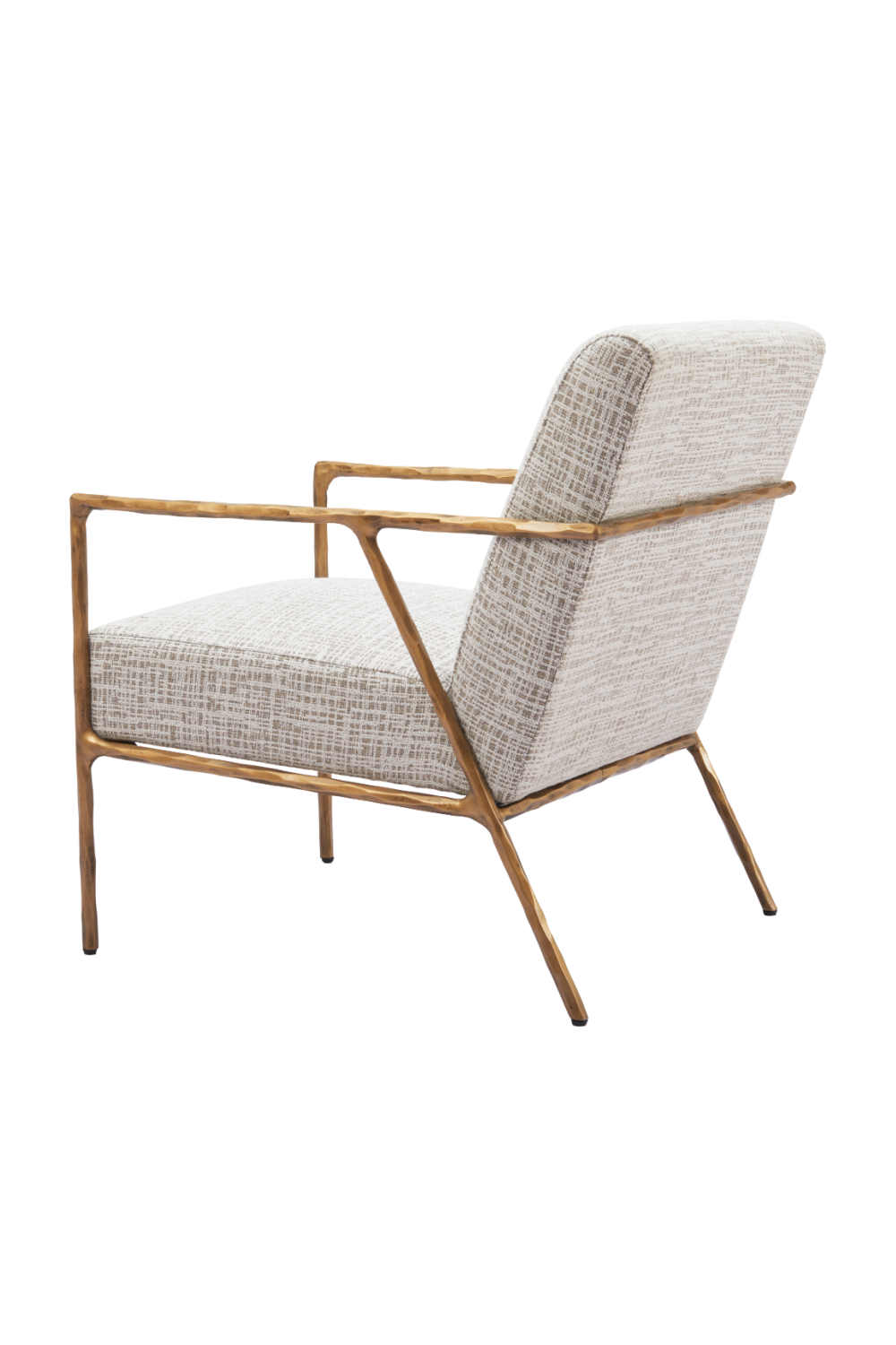 Steel-Framed Beige Lounge Chair | OROA Modern Norrebro | Oroa.com