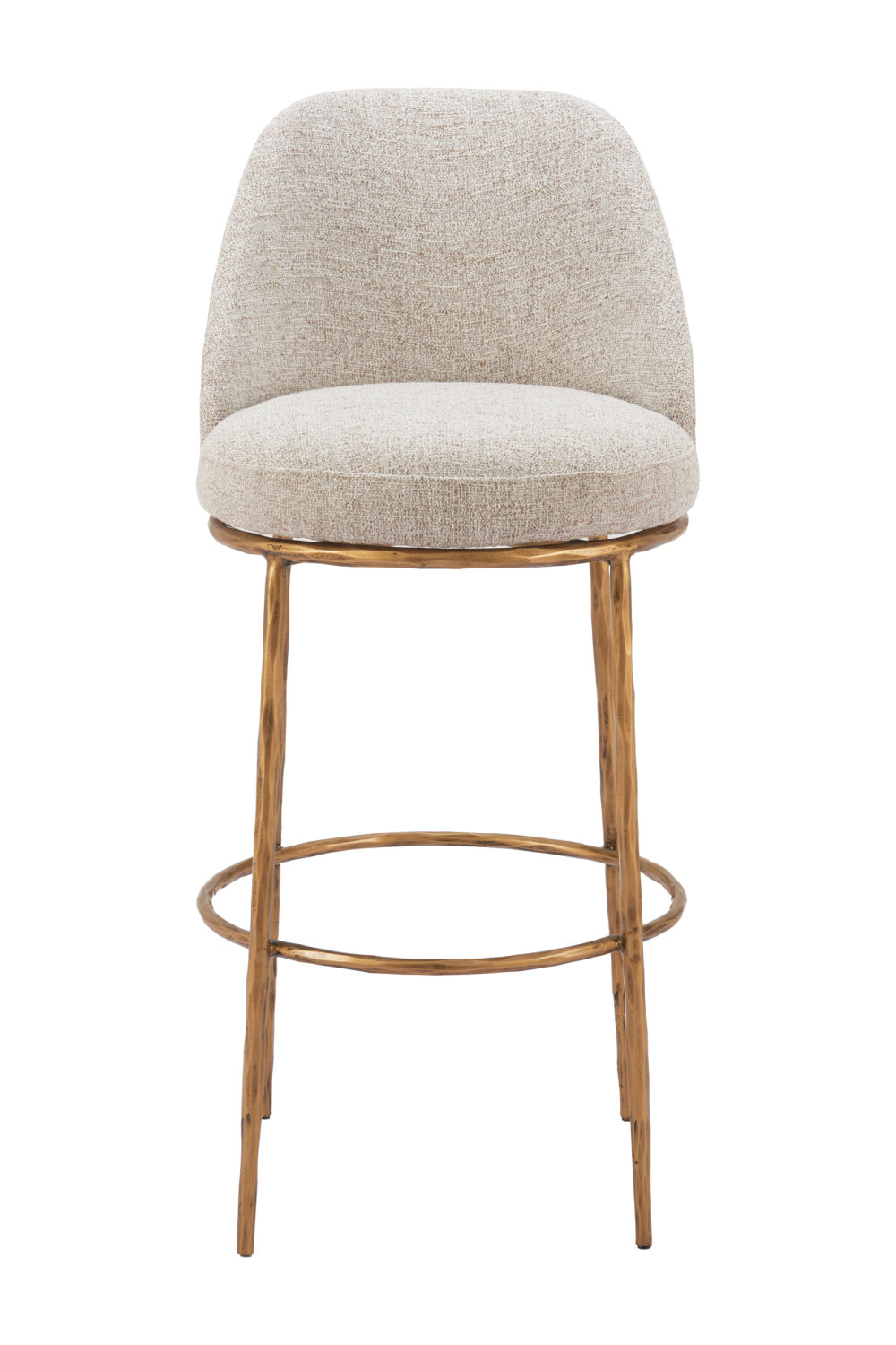 Beige Swivel Bar Stool | OROA Modern Nordhavn | Oroa.com