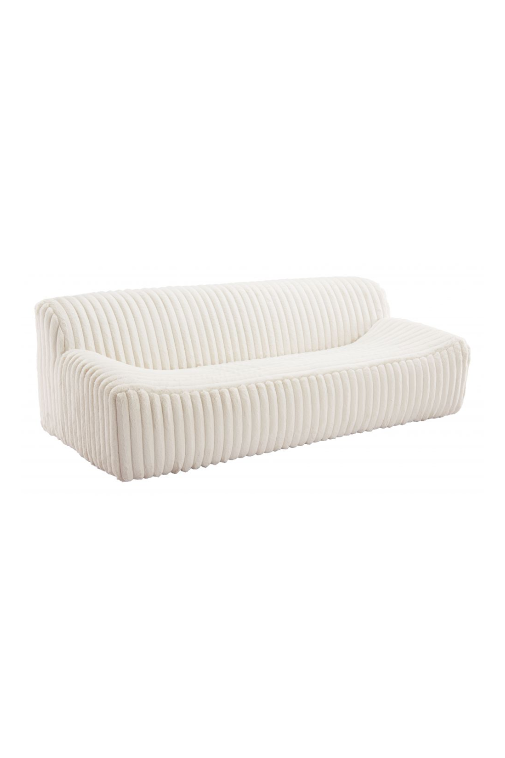 Cream Fur Sofa | OROA Modern Osterbro | Oroa.com