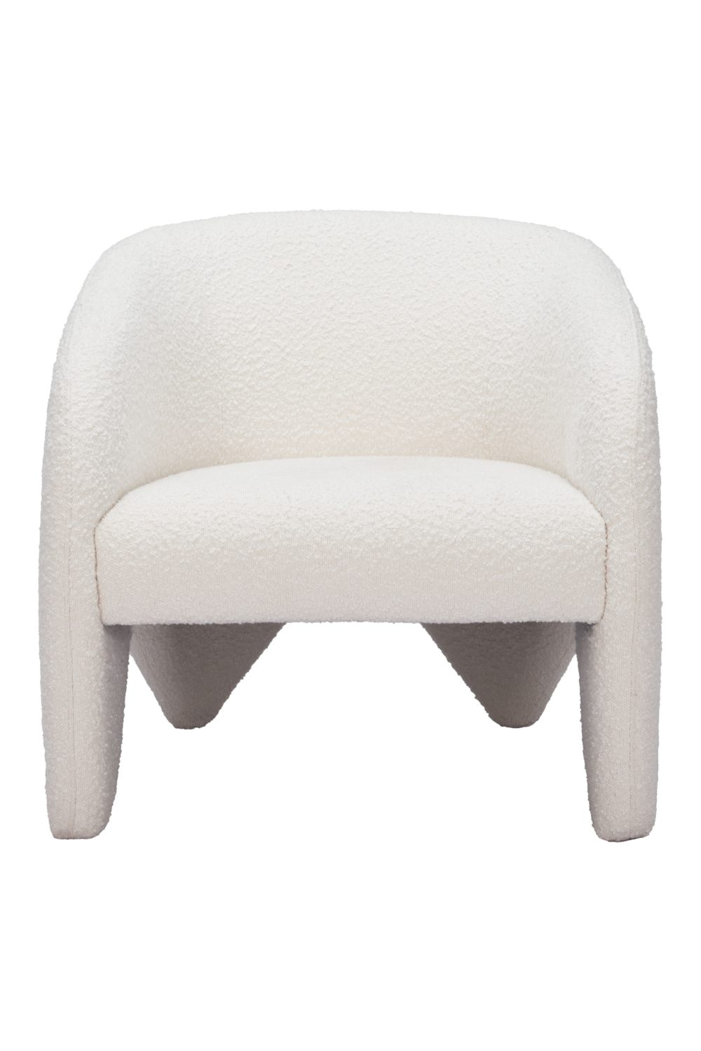 White Shearling Accent Chair | OROA Modern Lopta | Oroa.com