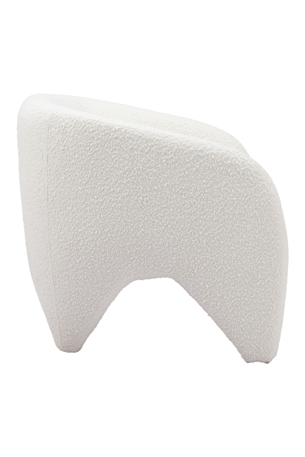 White Shearling Accent Chair | OROA Modern Lopta | Oroa.com