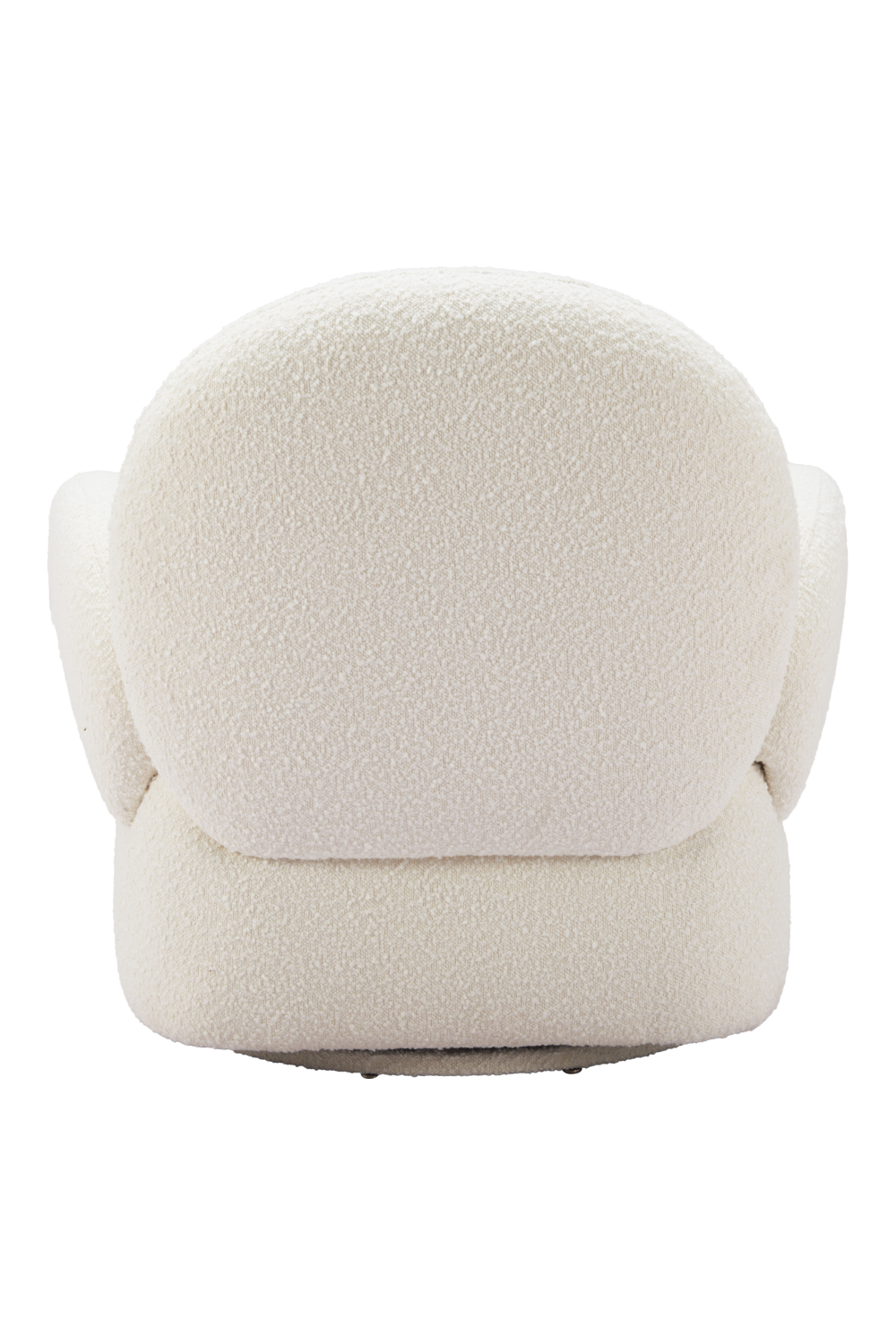 White Shearling Swivel Chair | Oroa.com