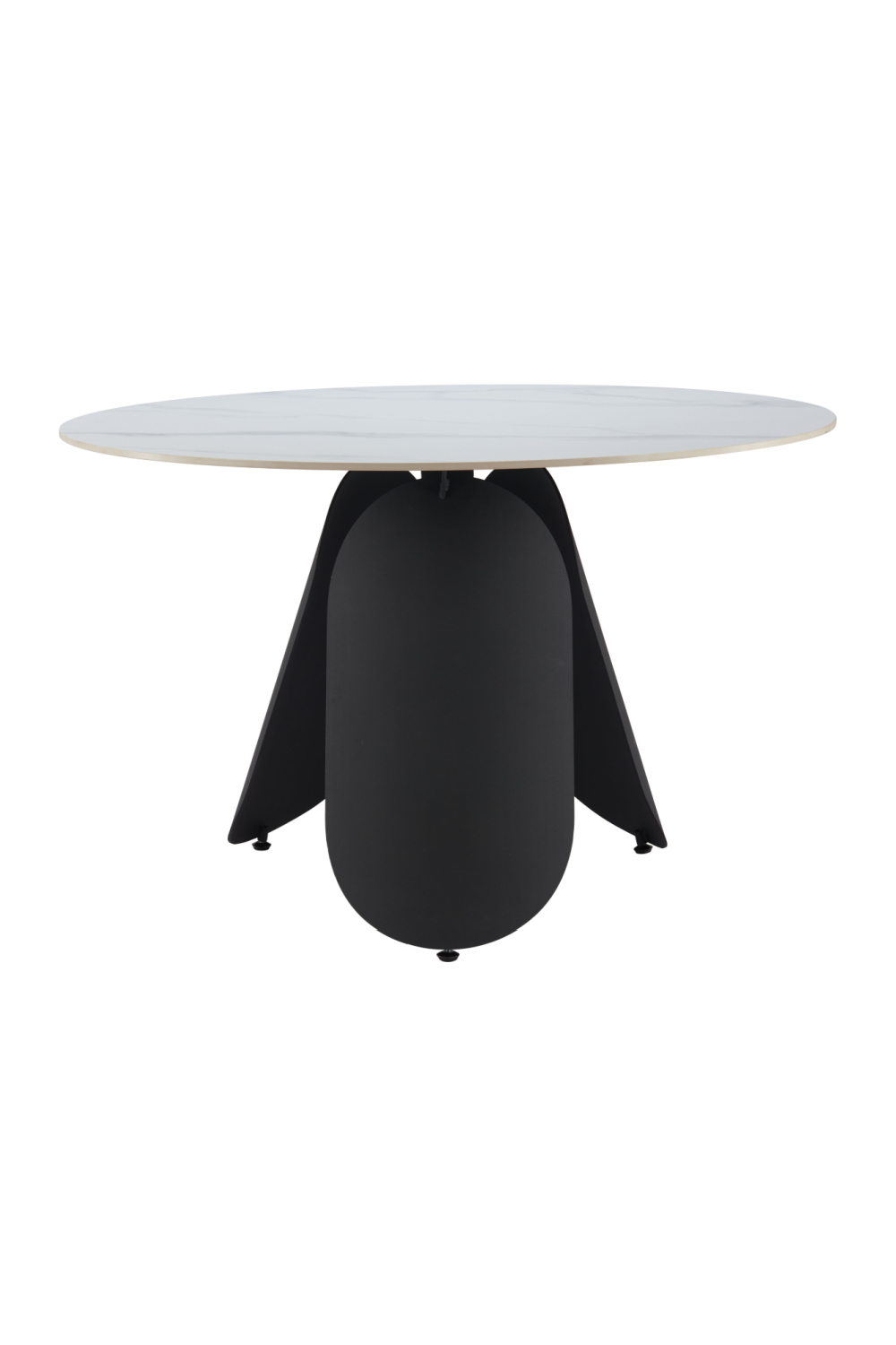 White Sintered Stone Dining Table | Oroa.com