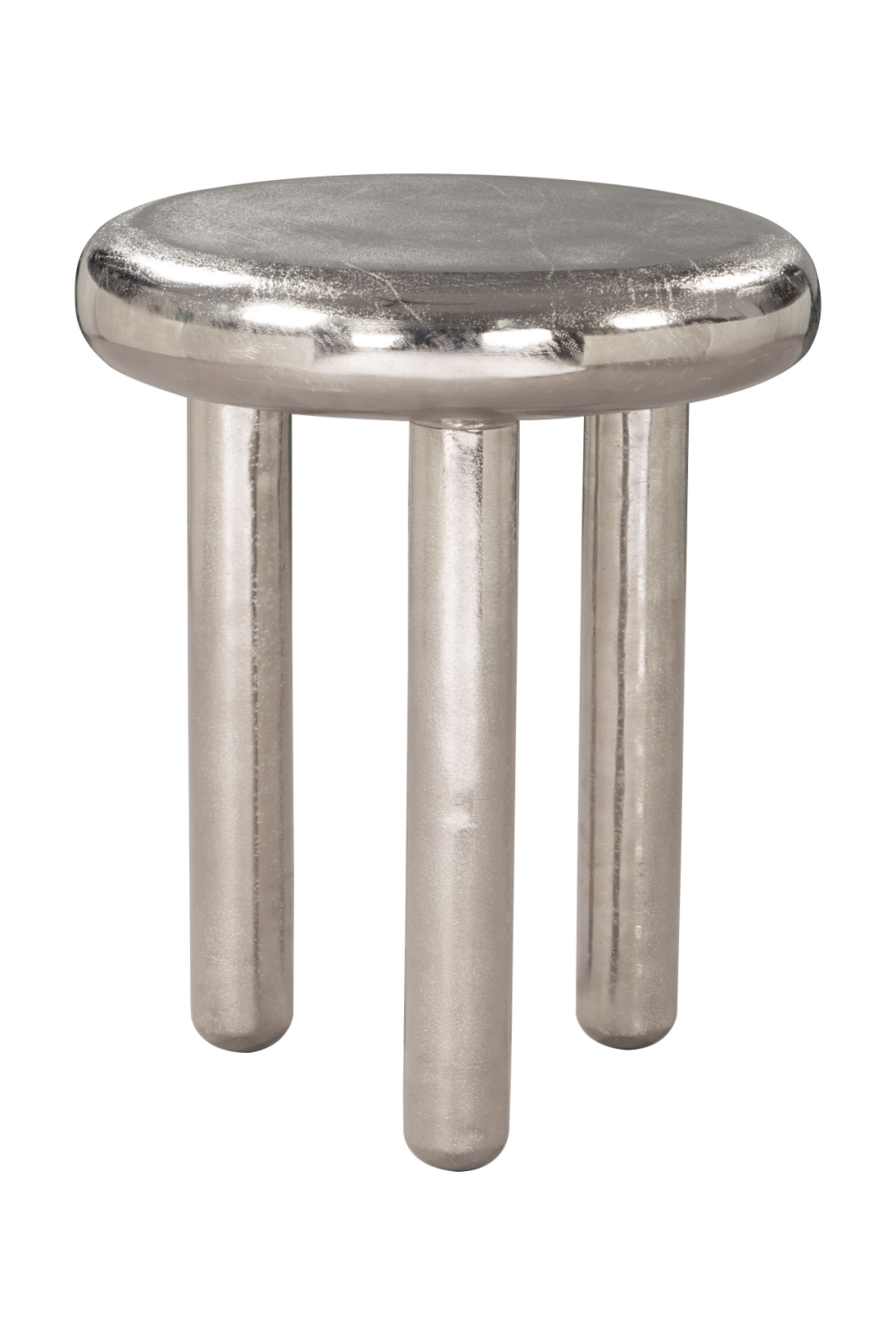 Silver Round Side Table | Oroa.com