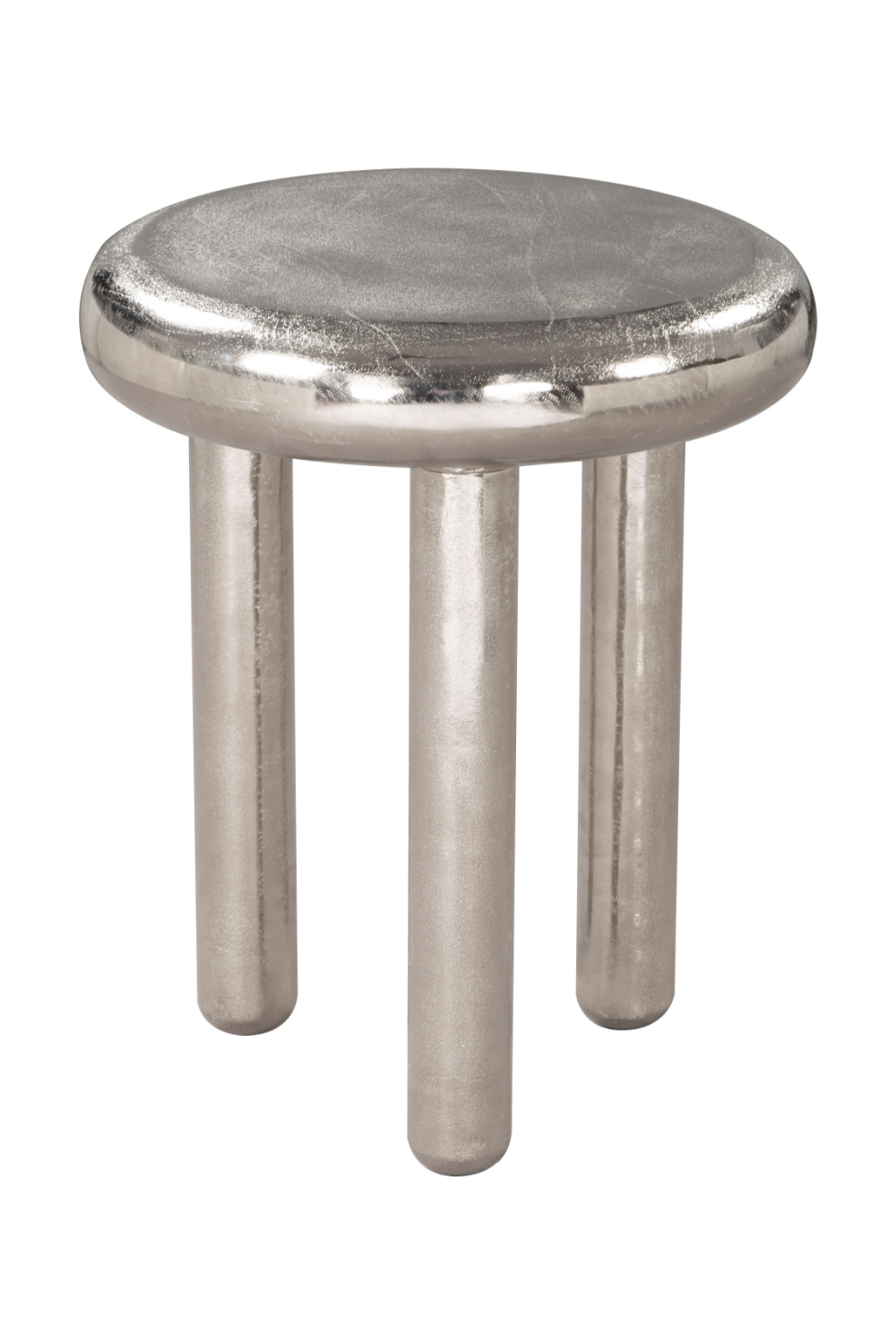 Silver Round Side Table | OROA Modern Arian | Oroa.com
