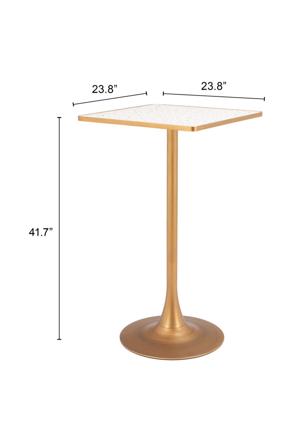 Square Terrazzo Bar Table | OROA Modern Spot | Oroa.com