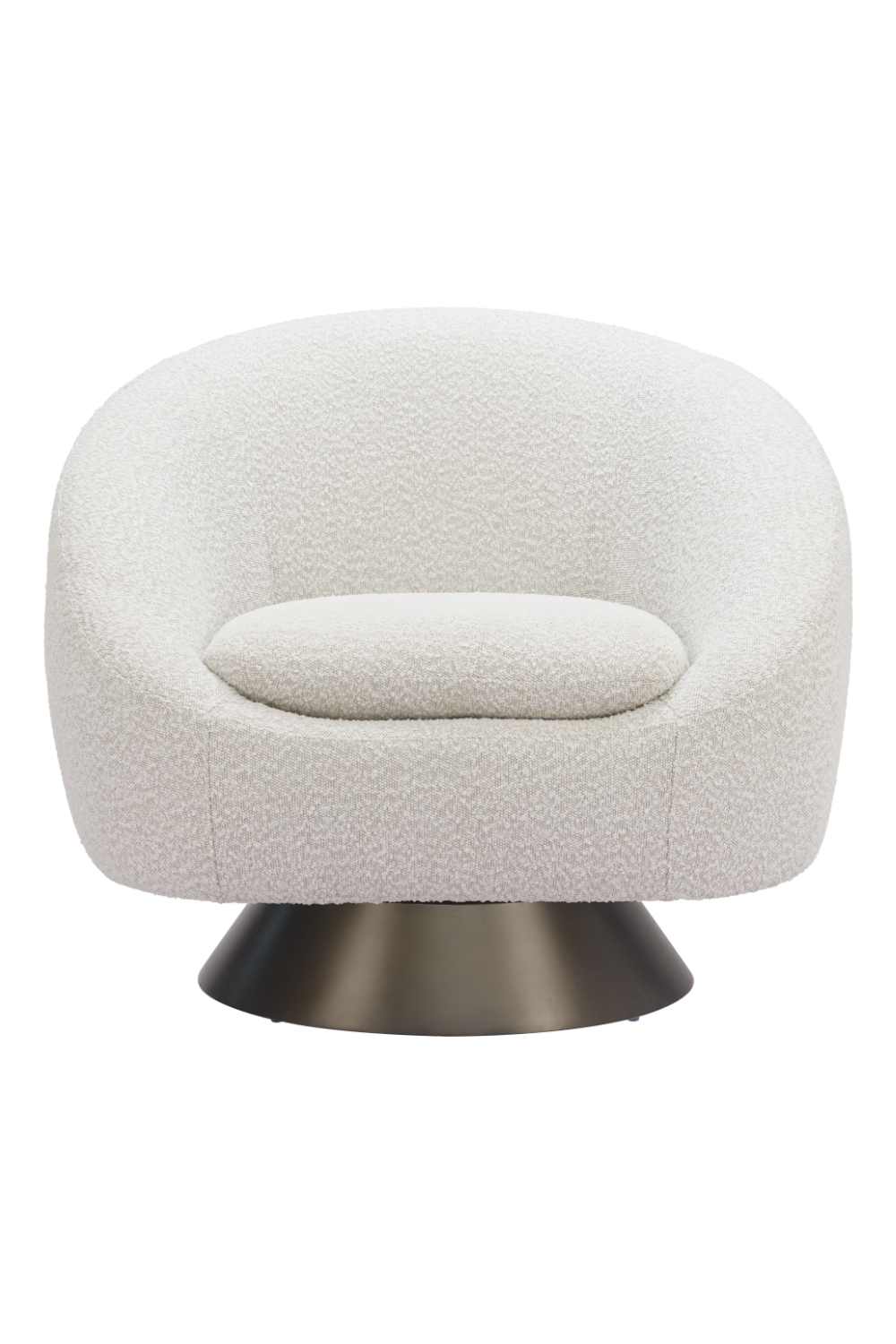 Bronze Base Gray Swivel Chair | Oroa.com