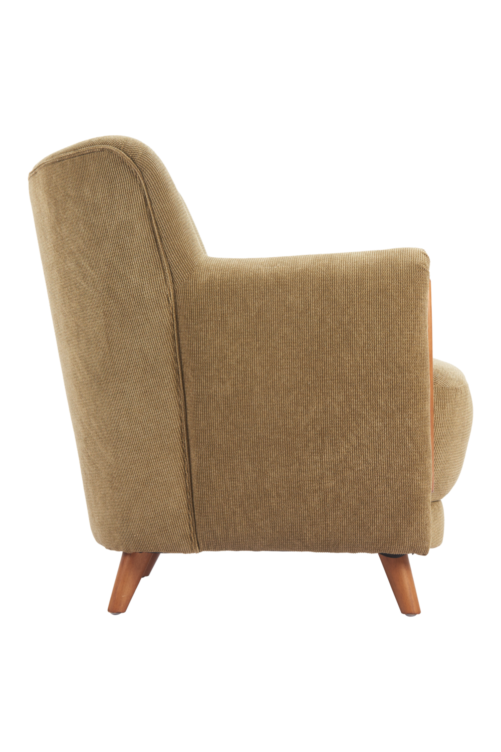 Green Corduroy Lounge Chair | OROA Modern Hako | Oroa.com