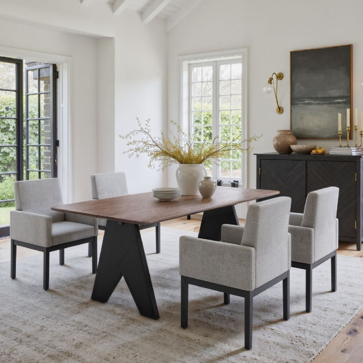 Rectangular Rubberwood Dining Table | Oroa.com