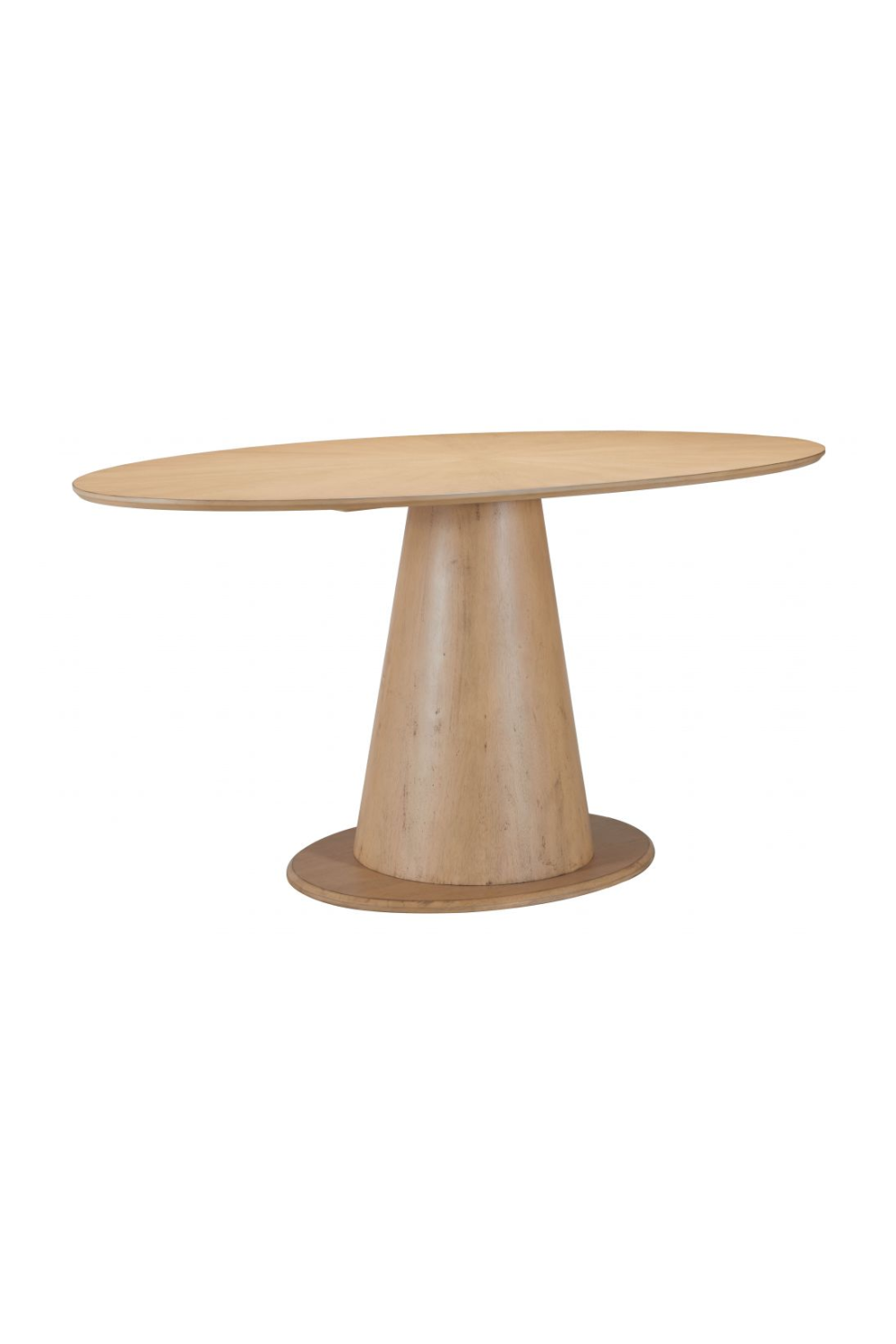 Oval Rubberwood Dining Table | OROA Modern Disque | Oroa.com