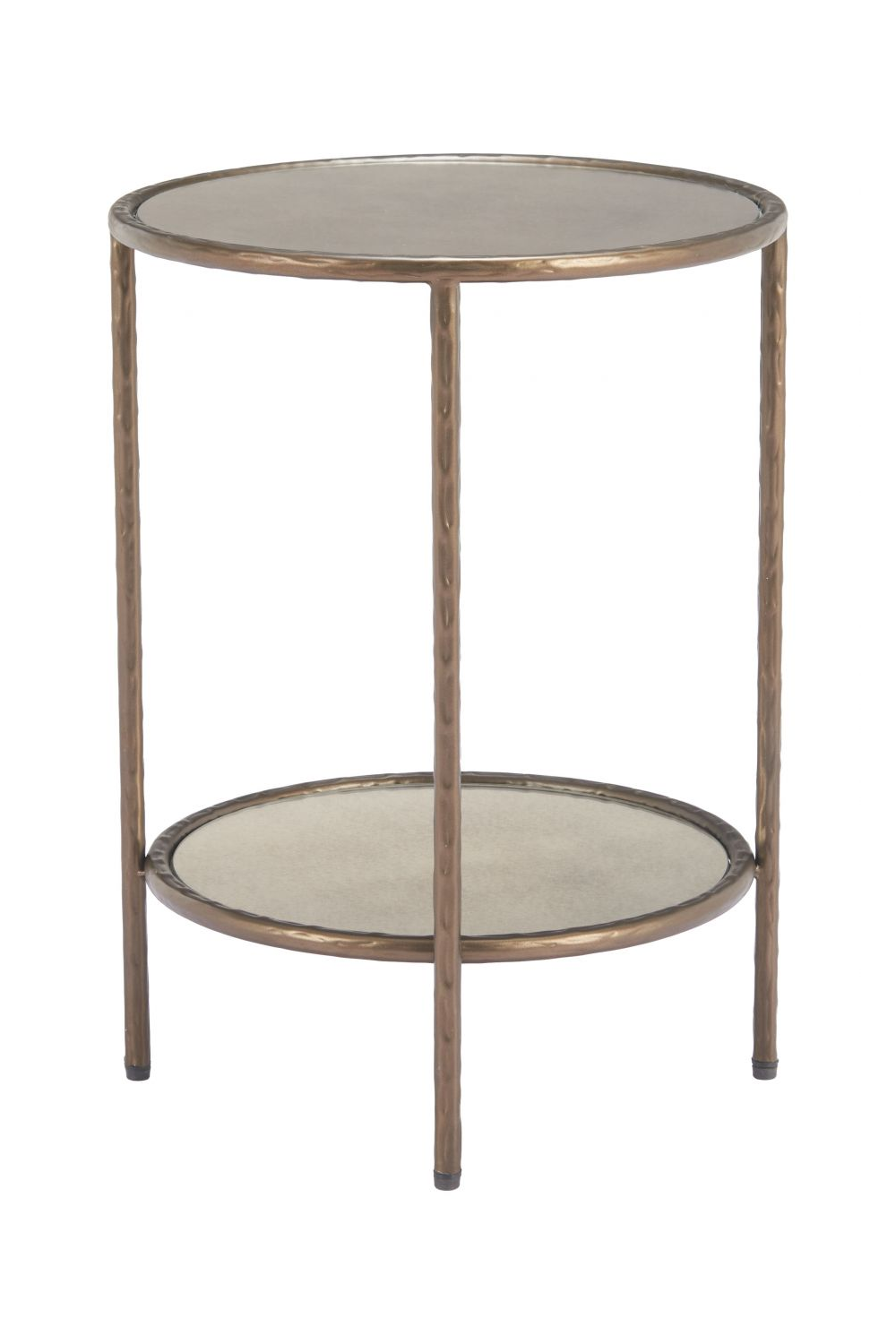 Round Mirror Glass Side Table | OROA Modern Anelli | Oroa.com