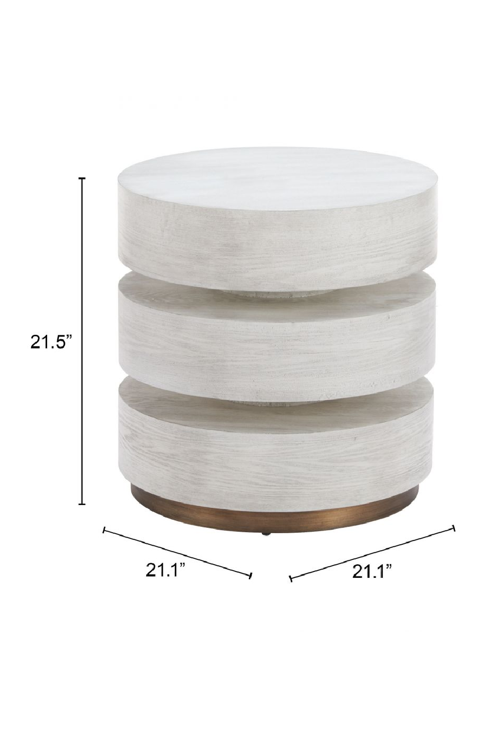 White Oak Side Table | OROA Modern Lahan| Oroa.com