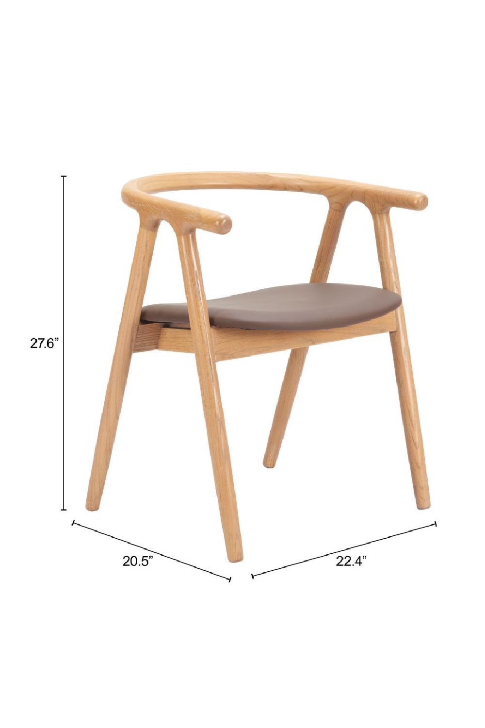 Whitewashed Elm Dining Chairs (2) | Oroa.com