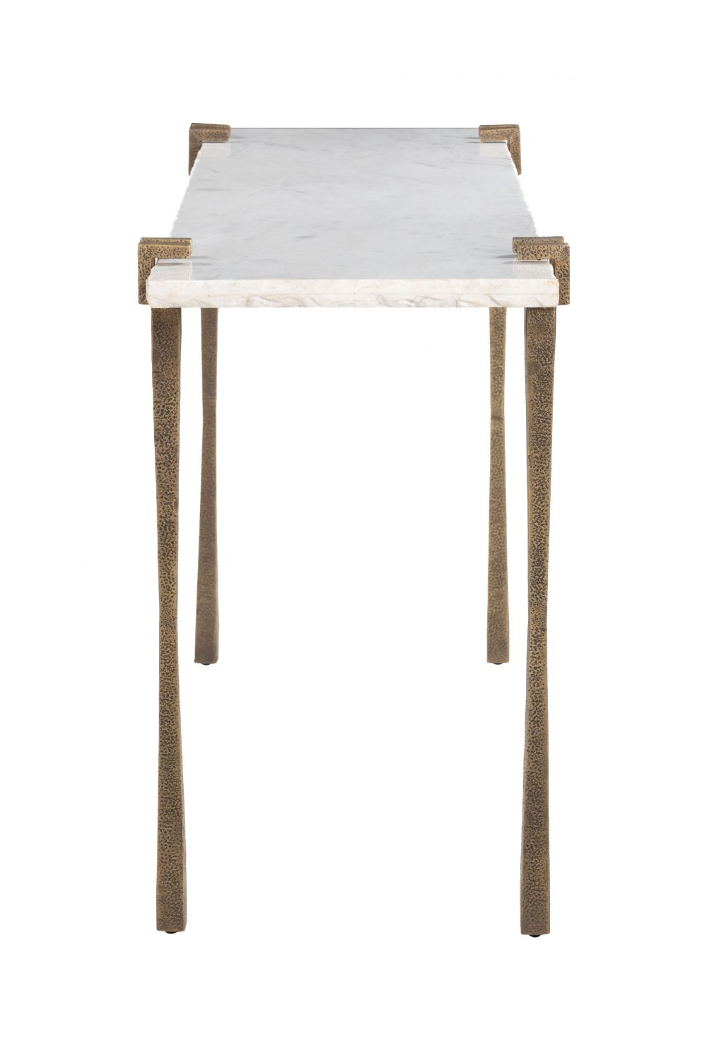 Rectangular White Marble Console Table | OROA Modern Rench | Oroa.com