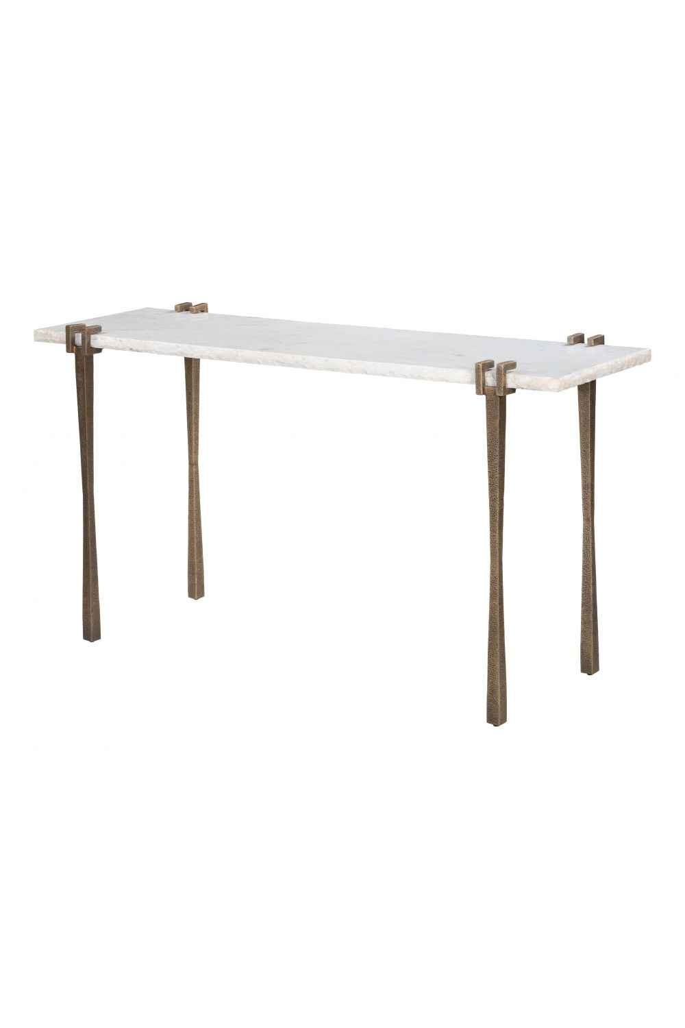 Rectangular White Marble Console Table | OROA Modern Rench | Oroa.com
